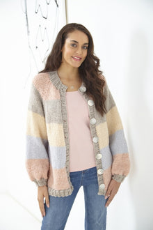 King Cole 6122 Womens Cardigans in Big Value Chunky Knitting Pattern