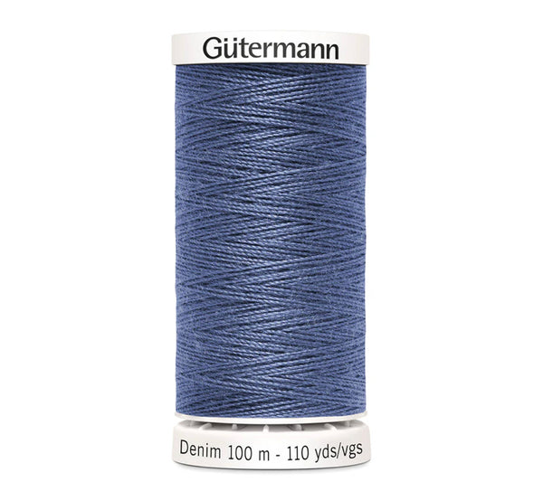 Gutermann Denim Thread 100mtr Reel - All Colours