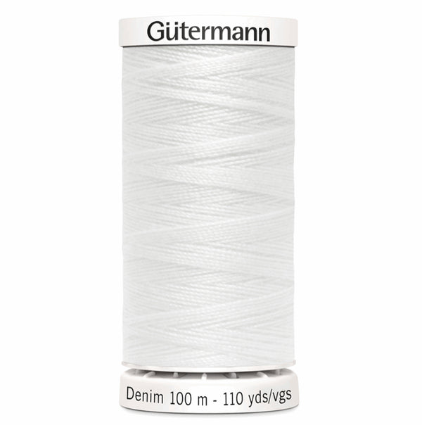 Gutermann Sewing Cotton - Denim Thread 100m Reel - All Colours