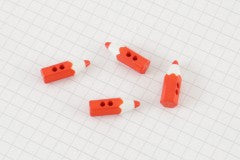 Pencil Shape Buttons, 19mm (pack of 4)