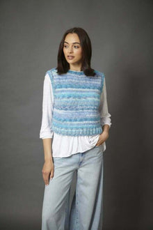 King Cole 6382 Waistcoat and Tank Top in Flair Chunky (leaflet) Knitting Pattern