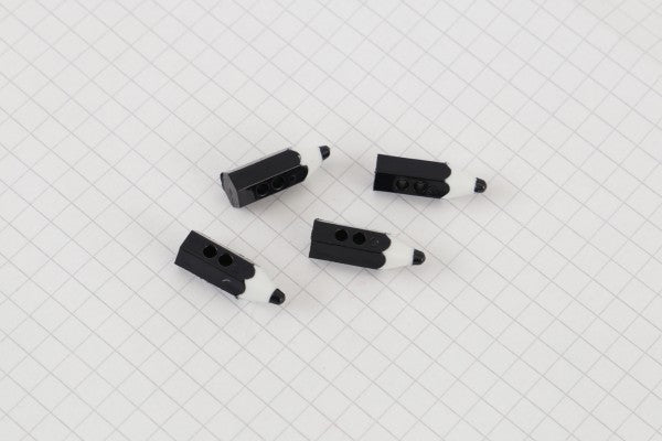 Pencil Shape Buttons, 19mm (pack of 4)