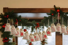 Countdown to Christmas 24 Days to Christmas King Cole Tinsel Chunky Yarn Advent Calendar