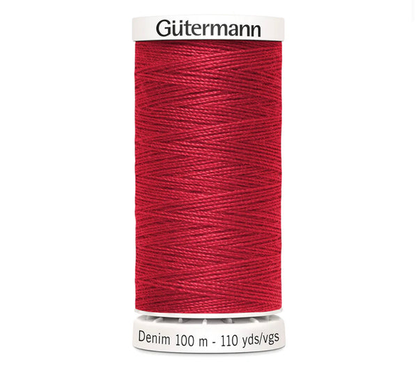 Gutermann Denim Thread 100mtr Reel - All Colours