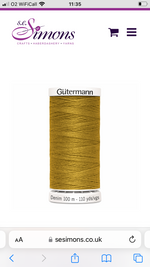 Gutermann Sewing Cotton - Denim Thread 100m Reel - All Colours