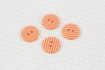 Round Buttons Stripe, 17.5mm (pack of 4)