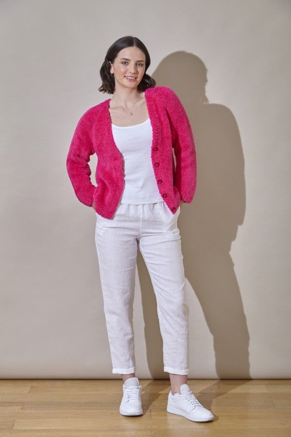 King Cole 6052 Top and Cardigan in Truffle Glitz Knitting Pattern