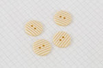 Round Buttons Stripe, 17.5mm (pack of 4)