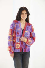King Cole 6258 Cardigan and Jumper in Bramble DK (leaflet) Crochet Pattern