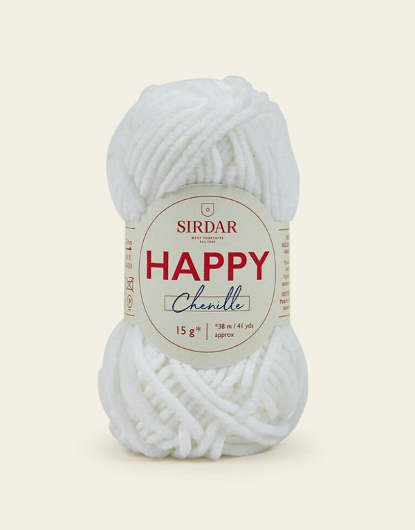 Sirdar Happy Chenille Yarn x 5 15g Balls