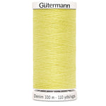 Gutermann Sewing Cotton - Denim Thread 100m Reel - All Colours