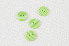 Round Buttons Stripe, 17.5mm (pack of 4)