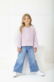 King Cole 6391 Cape Top and Sweater in Yummy Glitz (leaflet) Knitting Pattern