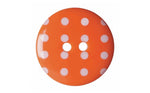 Hemline Polka Dot Buttons 15mm- per Pack of 6