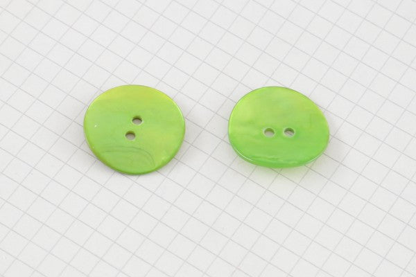 Round Shell Buttons, 22.5mm (pack of 2)