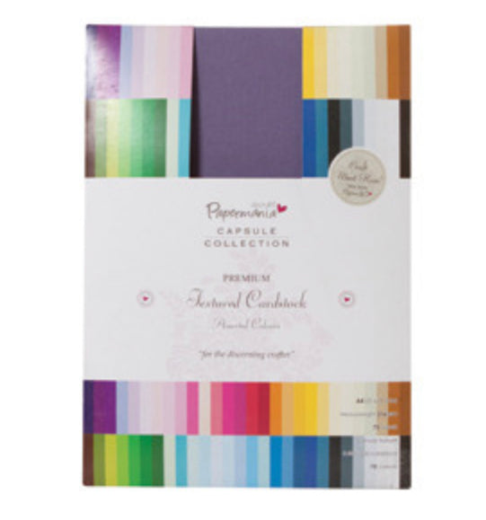 PMA 1641400 Multi Colour Textured A4 Premium Cardstock (75 sheets) x 1pk