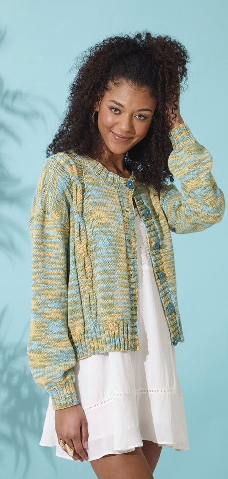 King Cole 6130 Cardigans in Linendale Reflections DK Pattern( leaflet)