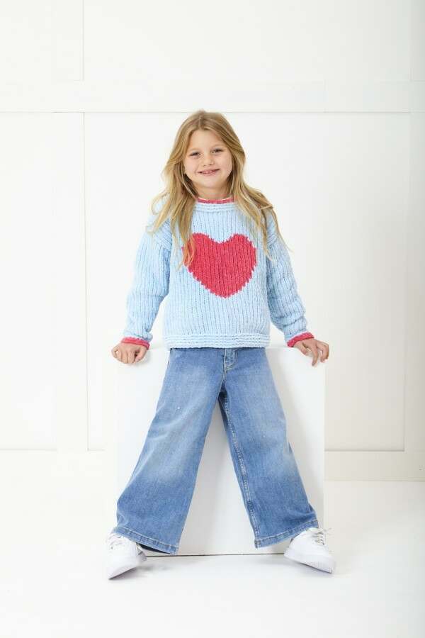 King Cole 6392 Sweaters in Yummy Glitz (leaflet) Knitting Pattern