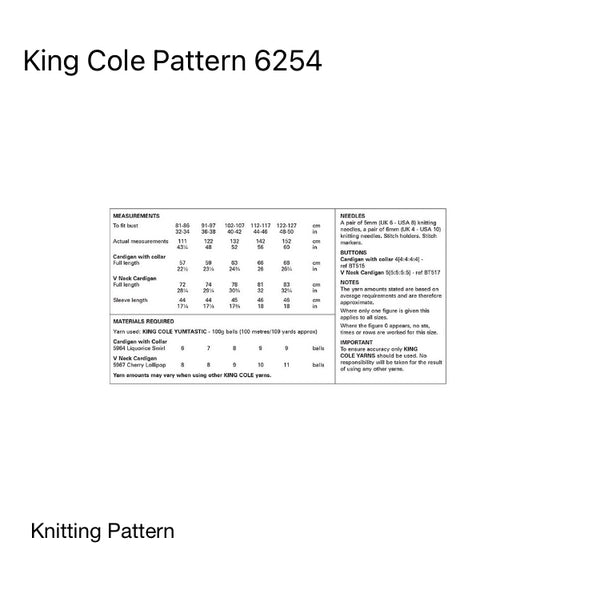 King Cole Yumtastic Chunky  Yarn - 100g - All Colours - Patterns