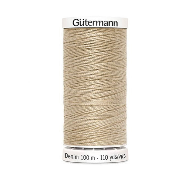 Gutermann Sewing Cotton - Denim Thread 100m Reel - All Colours