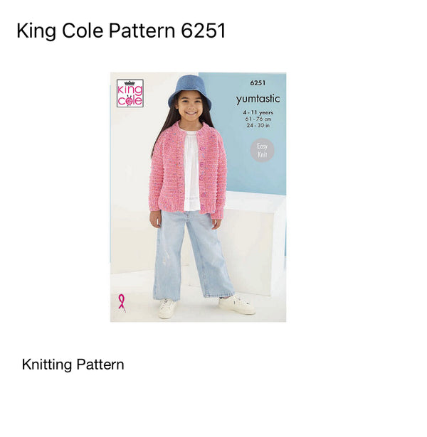 King Cole Yumtastic Chunky  Yarn - 100g - All Colours - Patterns