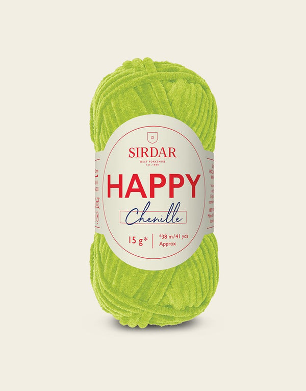 Sirdar Happy Chenille Yarn x 5 15g Balls