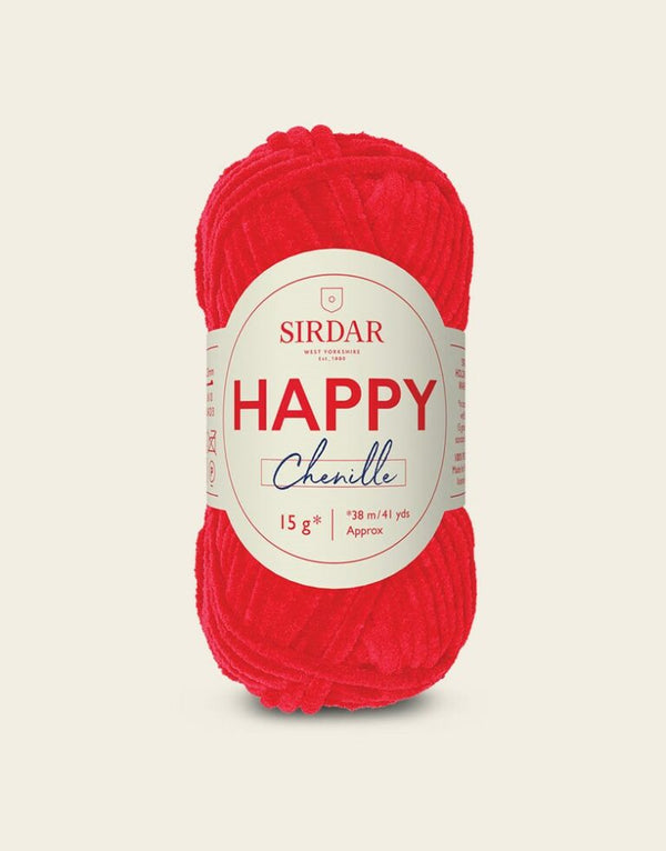 Sirdar Happy Chenille Yarn x 5 15g Balls