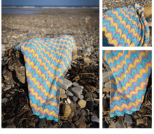 King Cole Tropical Beaches DK - 3 Ball Blanket Kit with Free Pattern knitting pattern