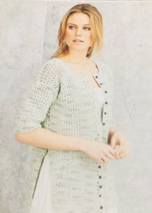 9628 Stylecraft Ladies Crochet Cardigan & Jumper Double Knitting Pattern