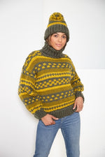 King Cole 6076 Cardigan, Sweater and Hat in Big Value Super Chunky (leaflet)