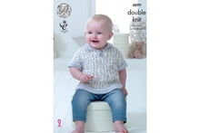 King Cole 4899 Baby Set in Cherish Dash DK and Cherished DK Knitting Pattern