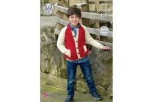 King Cole 4924 Jacket and Hoodie in Majestic DK Knitting Pattern