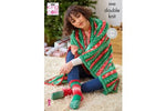 King Cole 5942 Blanket, Socks, Stocking and Hot Water Bottle Cover in Fjord DK Knitting Pattern