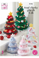 Love Me Yarns 24 Days to Christmas King Cole Tinsel Advent Calendar Box