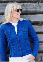 9432 Stylecraft Life Ladies Denim Jacket Double Knitting Pattern