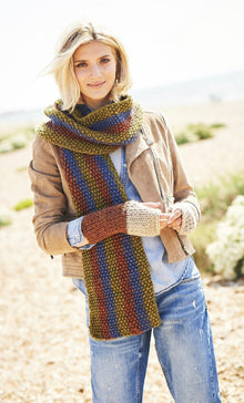 9734 Stylecraft Life Super Chunky Scarf Knitting Pattern