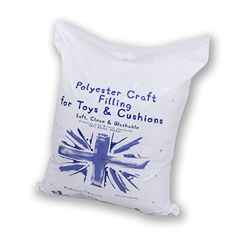 Polyester Craft Filling for Toys and Cushions soft clean and washable compliant with British Standards