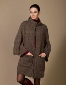 Katia Peru Ladies Chunky Coat Knitting Pattern