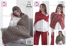 5197 King Cole Accessories Knitted in Big Value Super Chunky Stormy Pattern