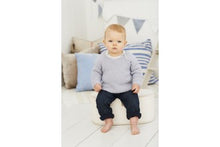 9176 Stylecraft Lullaby Baby Double Knitting Short & Long Sleeve Jumper Knitting Pattern