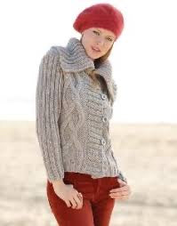 Katia Peru Ladies Chunky Cardigan Knitting Pattern