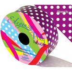 Eleganza Poly Pull Bows Polka Dot 50mm