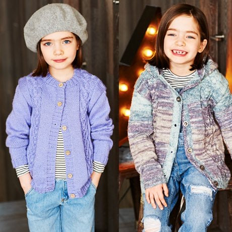 9553 Stylecraft Children’s Cardigan & Hooded Jacket Double Knitting Pattern