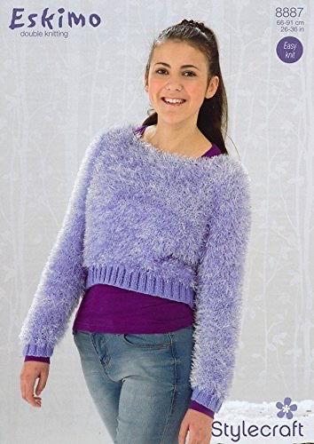 8887 Stylecraft Children’s/Ladies Double Knitting Pattern