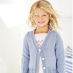 9606 Stylecraft Bambino Babies/Children’s Double Knitting Pattern A-Line Jumper and Cardigan 36/41 - 56/61cm | 14/16 - 22/24in | Birth - 5 Years