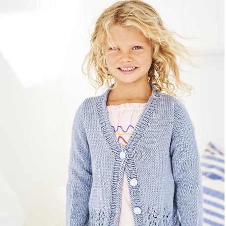 9606 Stylecraft Bambino Babies/Children’s Double Knitting Pattern A-Line Jumper and Cardigan 36/41 - 56/61cm | 14/16 - 22/24in | Birth - 5 Years