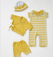 6022 King Cole Babies DK Baby Set Knitting Pattern