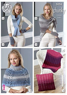 5056 Accessories in Carousel Chunky Knitting Pattern