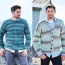 9573 Stylecraft Life Aran Men’s Jumper & Cardigan Knitting Pattern