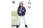 4026 king Cole Childrens Hoodie and Cardigan in Big Value Chunky Knitting Pattern